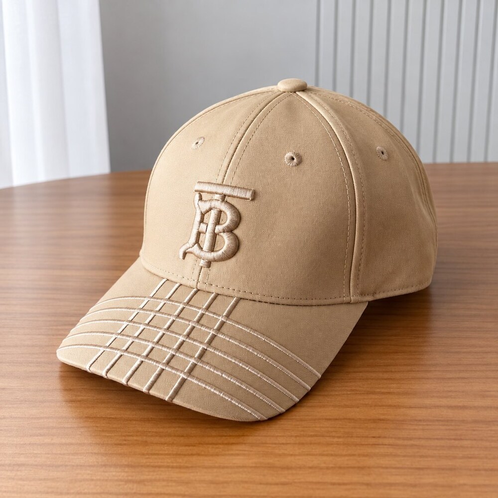 Burberry TB Monogram Cotton Cap - Picture 4 of 6